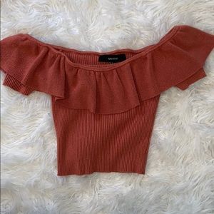 off the shoulder forever 21 top